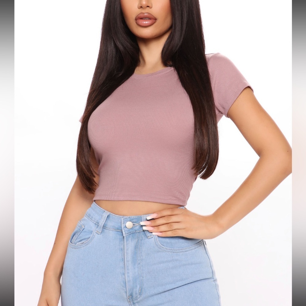Cece Crop Top - Rose from fashion nova size S